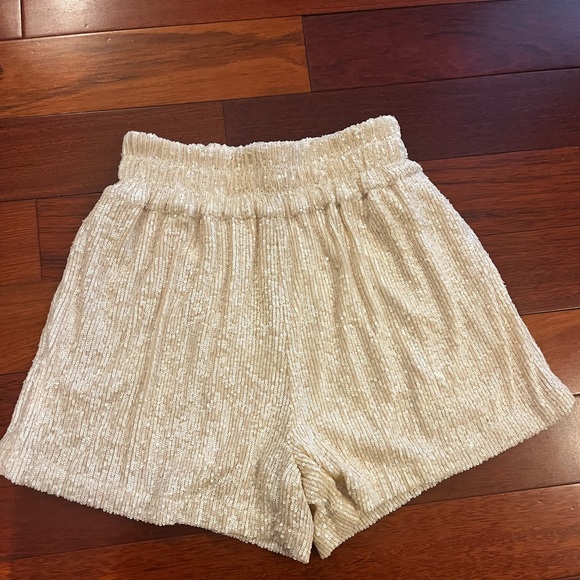 Sequin shorts NWOT - Picture 3 of 5
